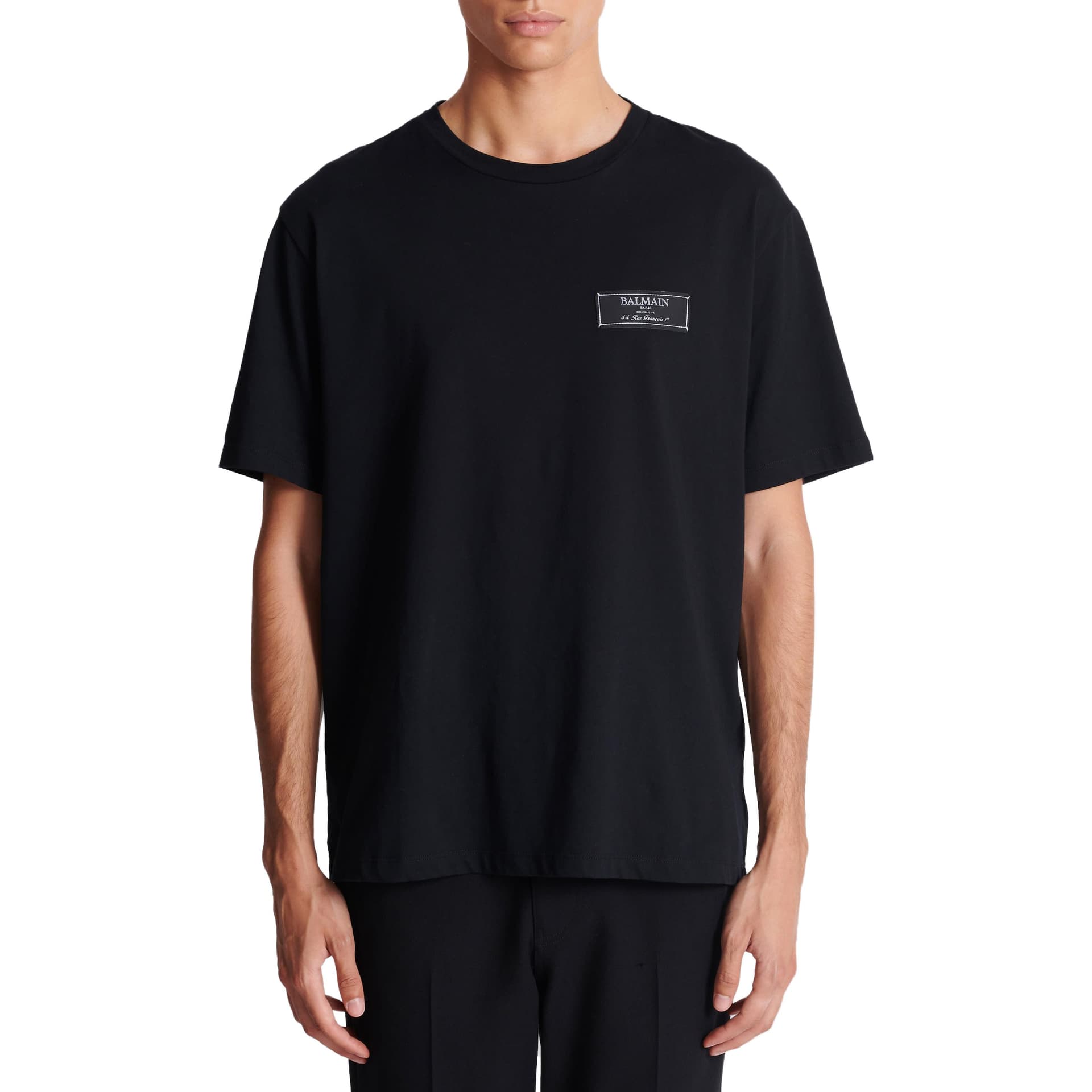 Футболка BALMAIN FW23 T-Shirt With Balmain Paris Label T - изображение 2