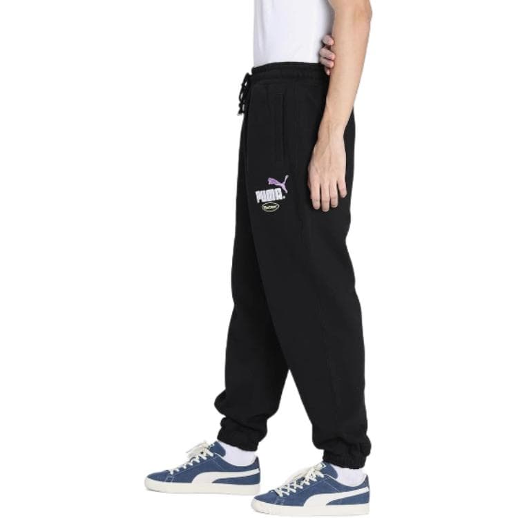 Спортивная одежда Puma x Butter Goods Logo Sweatpants Black - изображение 4