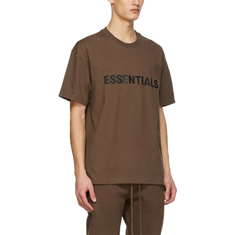 Кофта Fear of God Essentials FW20 Long sleeve Brown T - изображение 4