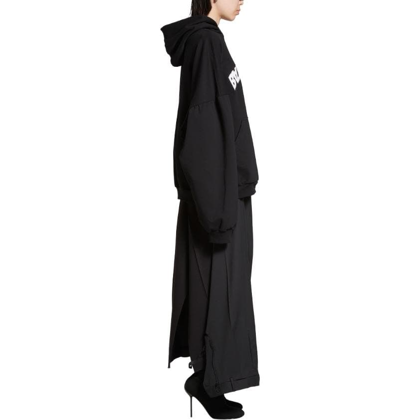 Худи Balenciaga FW23 Logo Hoodie Black - изображение 8