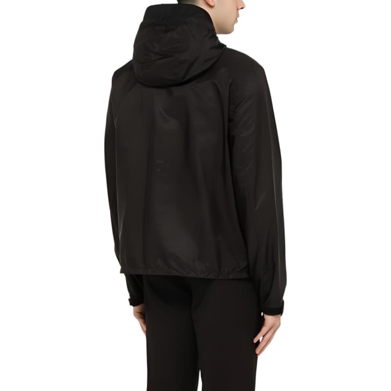 Куртка Prada SS23 Zip Hoodie Jacket Black - изображение 4