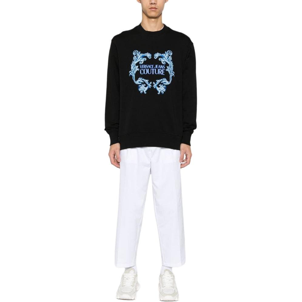 Худи VERSACE JEANS COUTURE SS24 Толстовка Мужская Черная - изображение 2