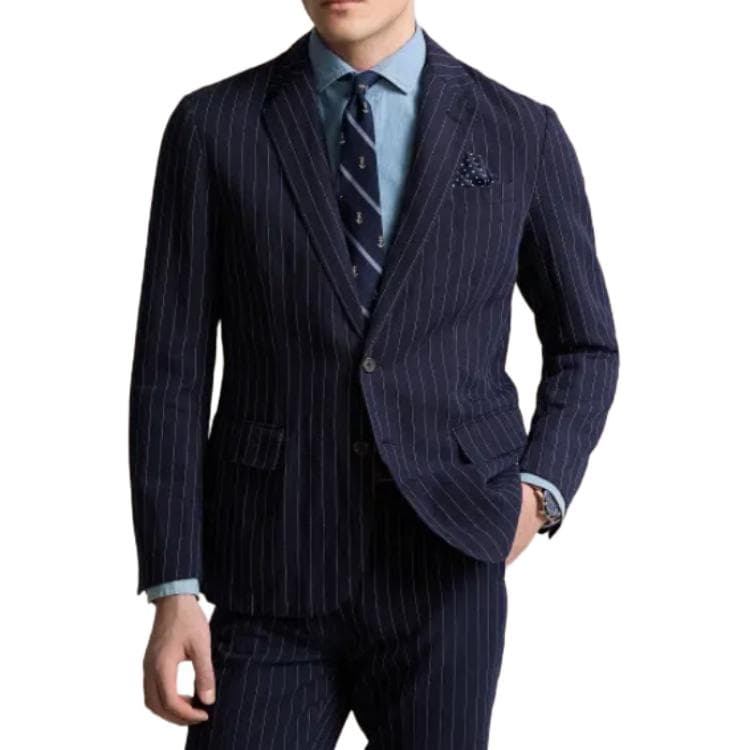 Пиджак Polo Ralph Lauren Polo Soft Modern Pinstripe Twill Jacket - изображение 4
