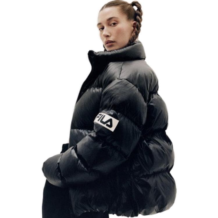Зимняя куртка FILA Logo Puffer Jacket Black - изображение 5