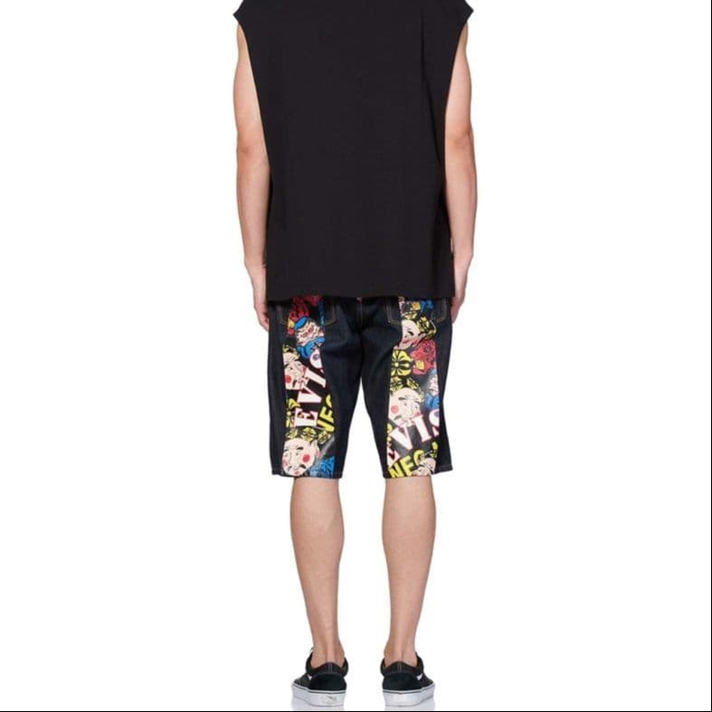 Джинсовые шорты EVISU SS21 m - изображение 6