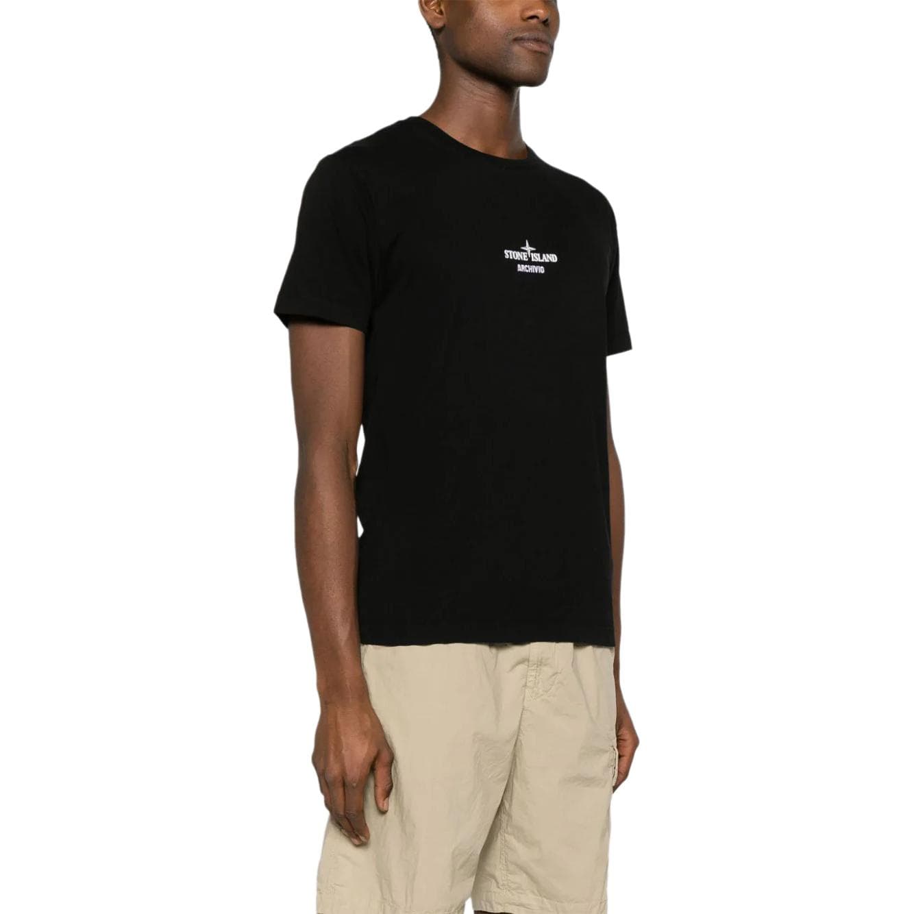 Футболка Stone Island SS24 T-Shirt Black - изображение 4