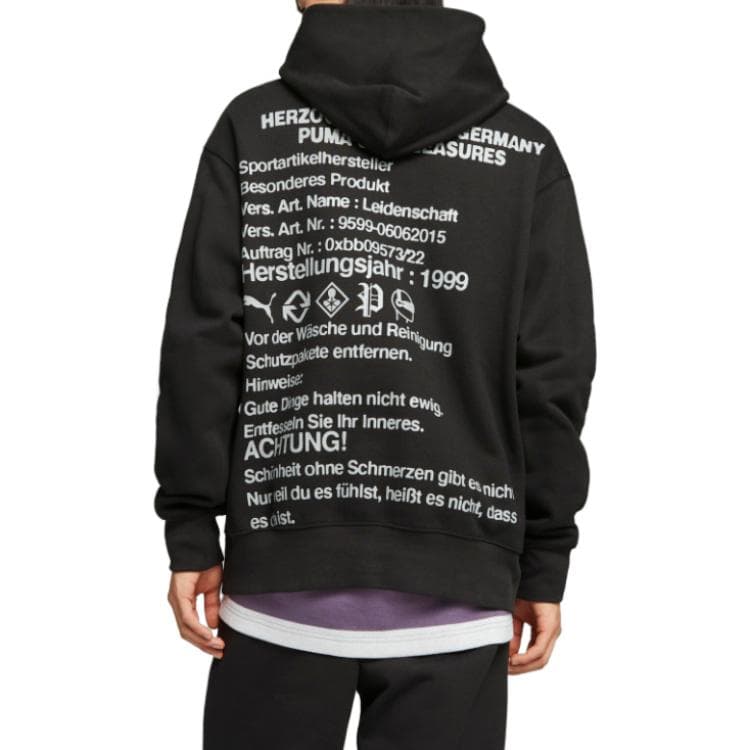 Кофта PUMA x PLEASURES Graphic Hoodie Sweatshirt Logo - изображение 5