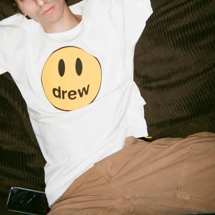 Футболка Drew House Mascot Ss Tee - Off White T - изображение 4