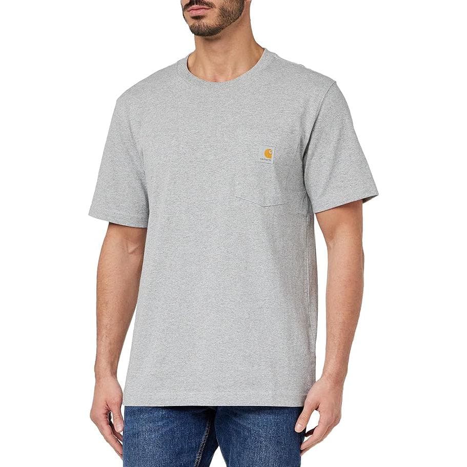 Футболка Carhartt K87 Light Grey - изображение 4