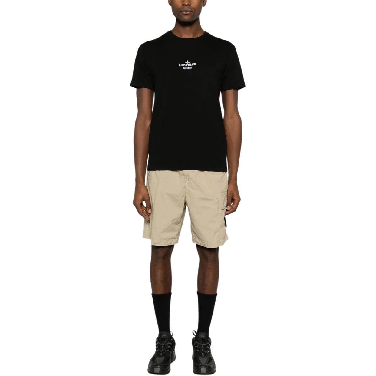 Футболка Stone Island SS24 T-Shirt Black - изображение 3
