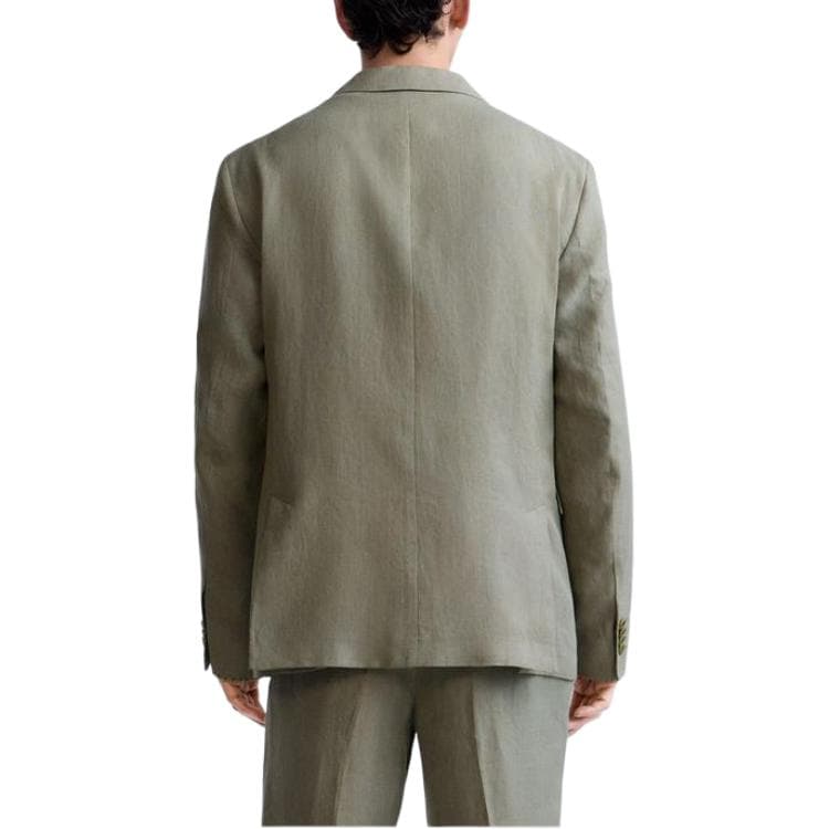 Пиджак ZARA Khaki Мужские Деловые Костюмы - изображение 4