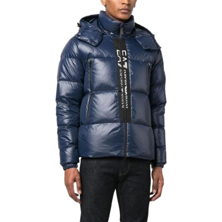 Зимняя куртка Emporio Armani FW22 Blue - изображение 3
