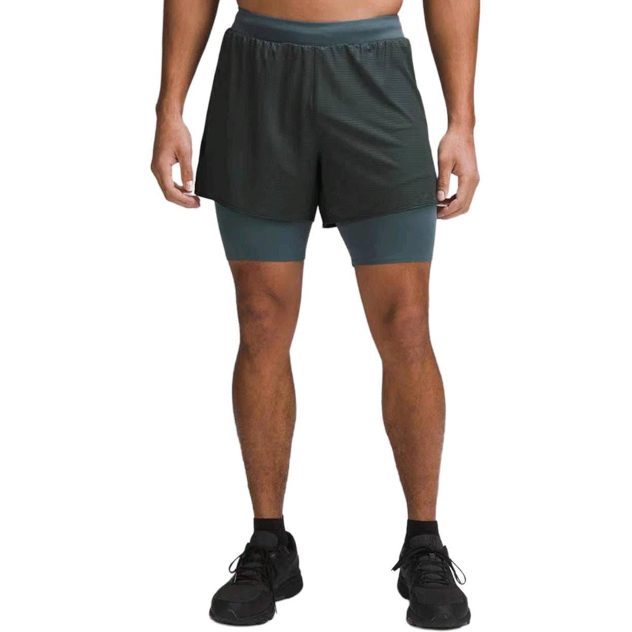Тренировочные штаны lululemon SS23 LAB Grid Mesh 4.5" - изображение 2