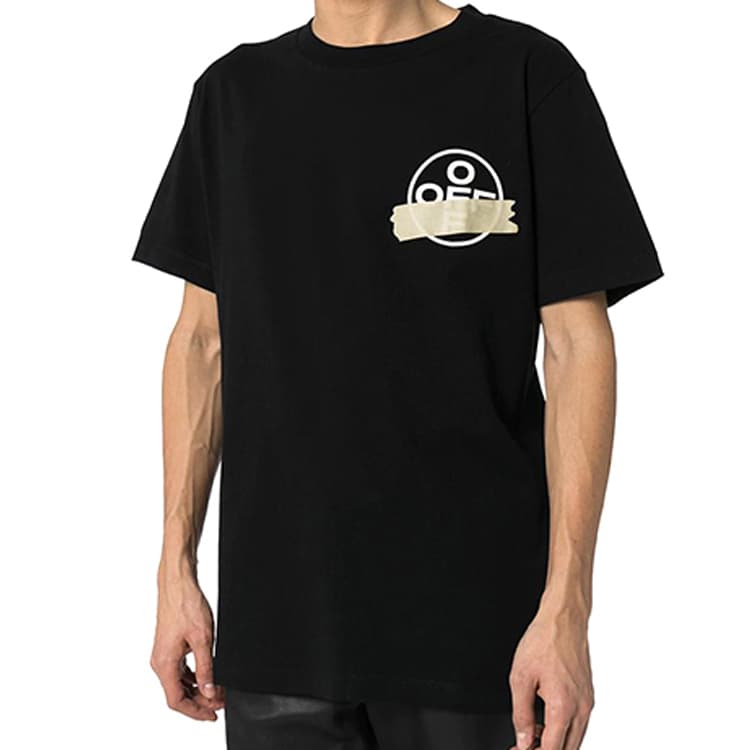 Футболка OFF-WHITE SS20 Tape Arrows print T-shirt T - изображение 3