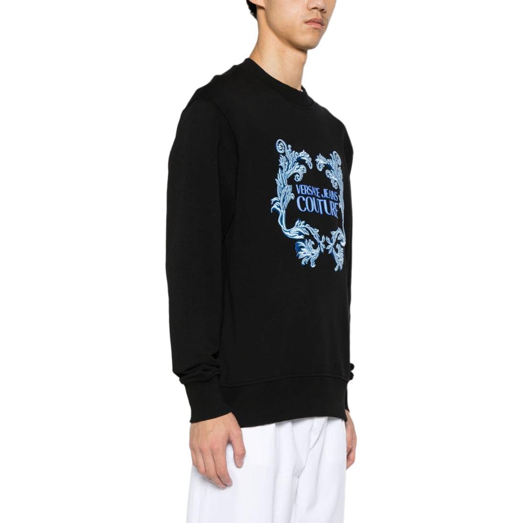 Худи VERSACE JEANS COUTURE SS24 Толстовка Мужская Черная - изображение 4