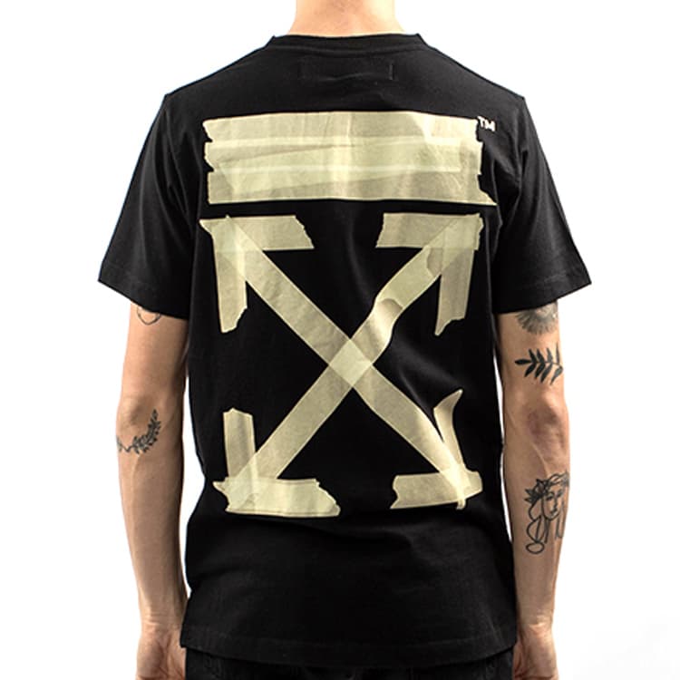 Футболка OFF-WHITE SS20 Tape Arrows print T-shirt T - изображение 5