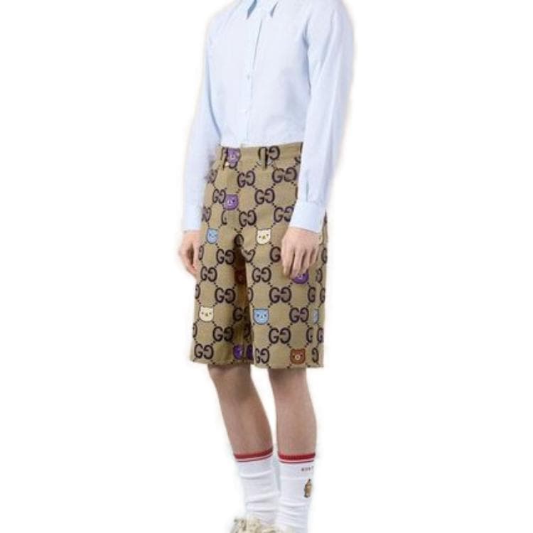 Шорты Gucci SS23 Khaki Shorts - изображение 3