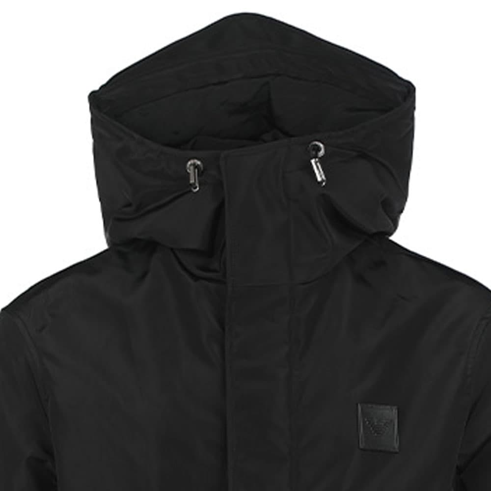 Зимняя куртка пуховик Emporio Armani FW22 Black Cotton Jacket - изображение 5
