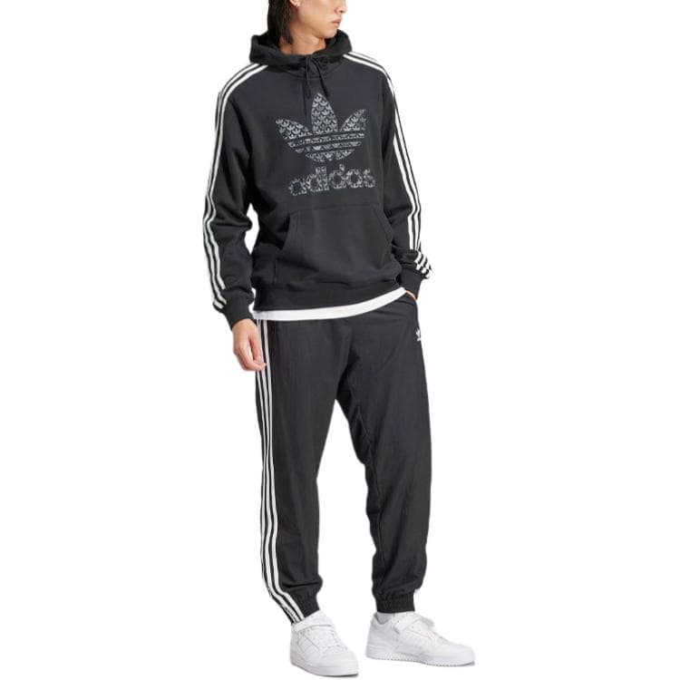Худи adidas originals Classic Mono Graphic Hoodie Logo - изображение 5