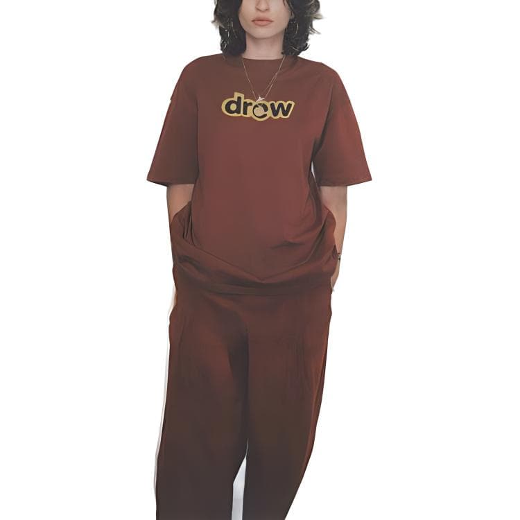 Футболка Drew House drew house secretT burgundy - изображение 4