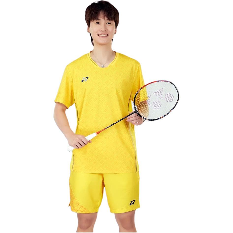 YONEX Grand Competition Collection Падел-бадминтон Джерси Мужской Kerria Желтый - изображение 3