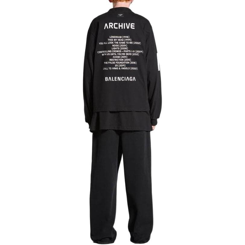 Кофта Balenciaga Archive Connected Long Sleeve T-Shirt Medium Fit T - изображение 4