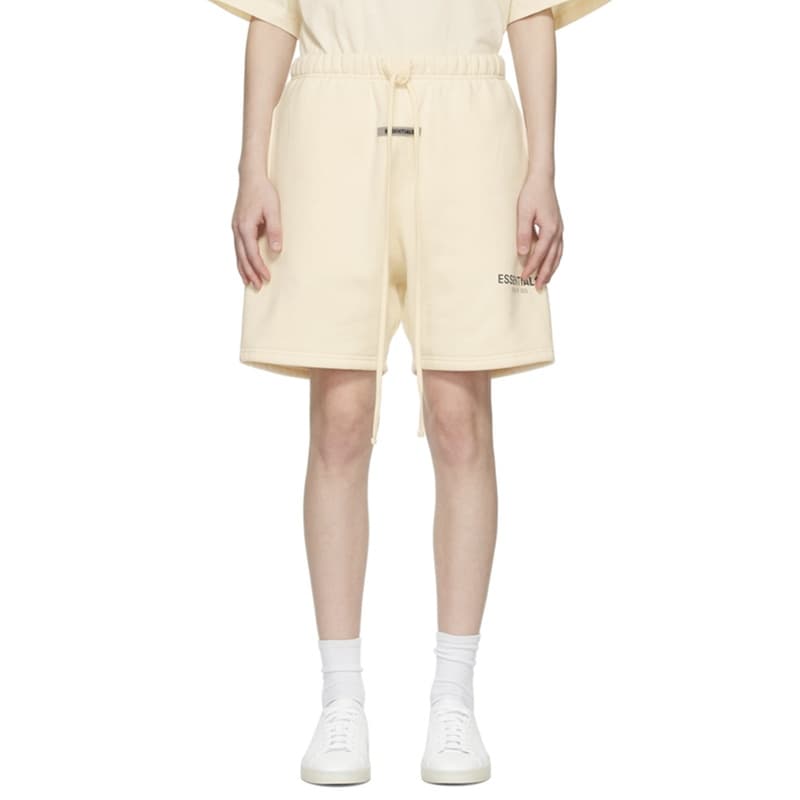 Шорты Fear of God Essentials SS20 Sweat Shorts ButtercreamCream - изображение 3