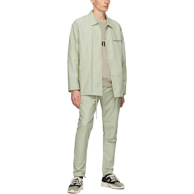 Рубашка Fear of God Essentials FW20 Souvenir Jacket Sage Logo - изображение 3