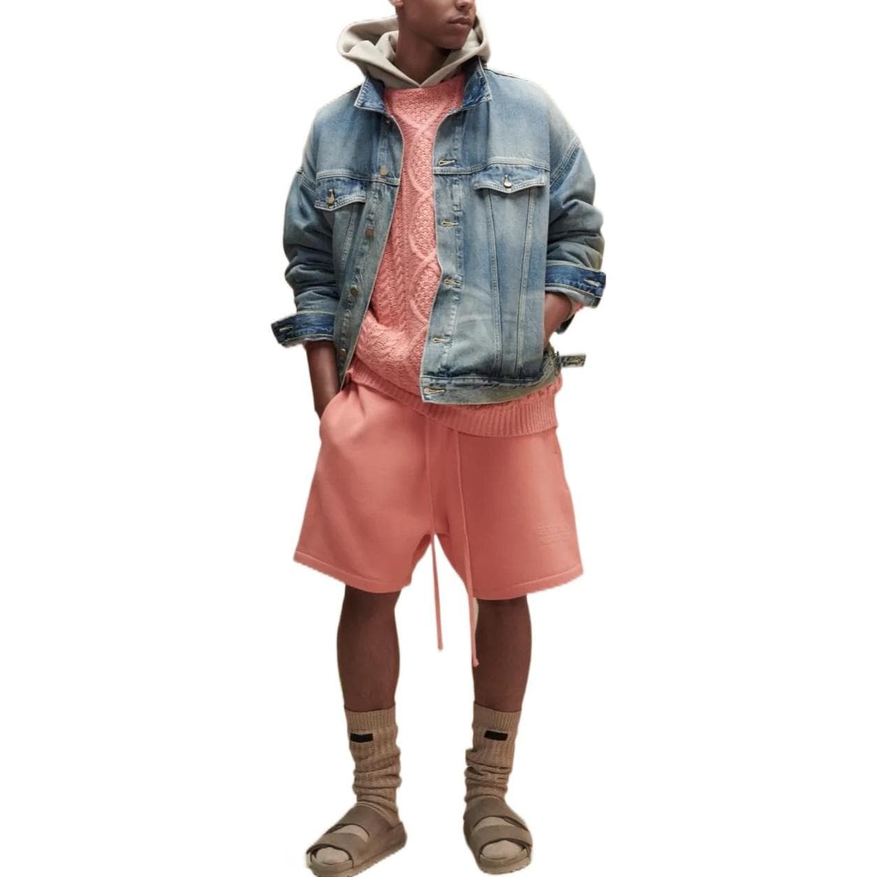 Шорты Fear of God Essentials FW22 Shorts Coral - изображение 3