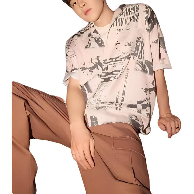 Рубашка PUMA SS24 D AOPSHORTSLEEVE - изображение 3