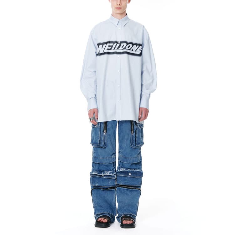 Рубашка WE11DONE SS22 Logo - изображение 5