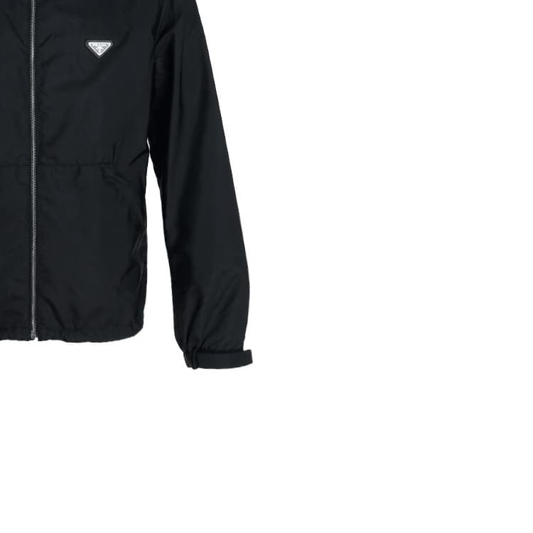 Куртка Prada SS23 Zip Hoodie Jacket Black - изображение 6