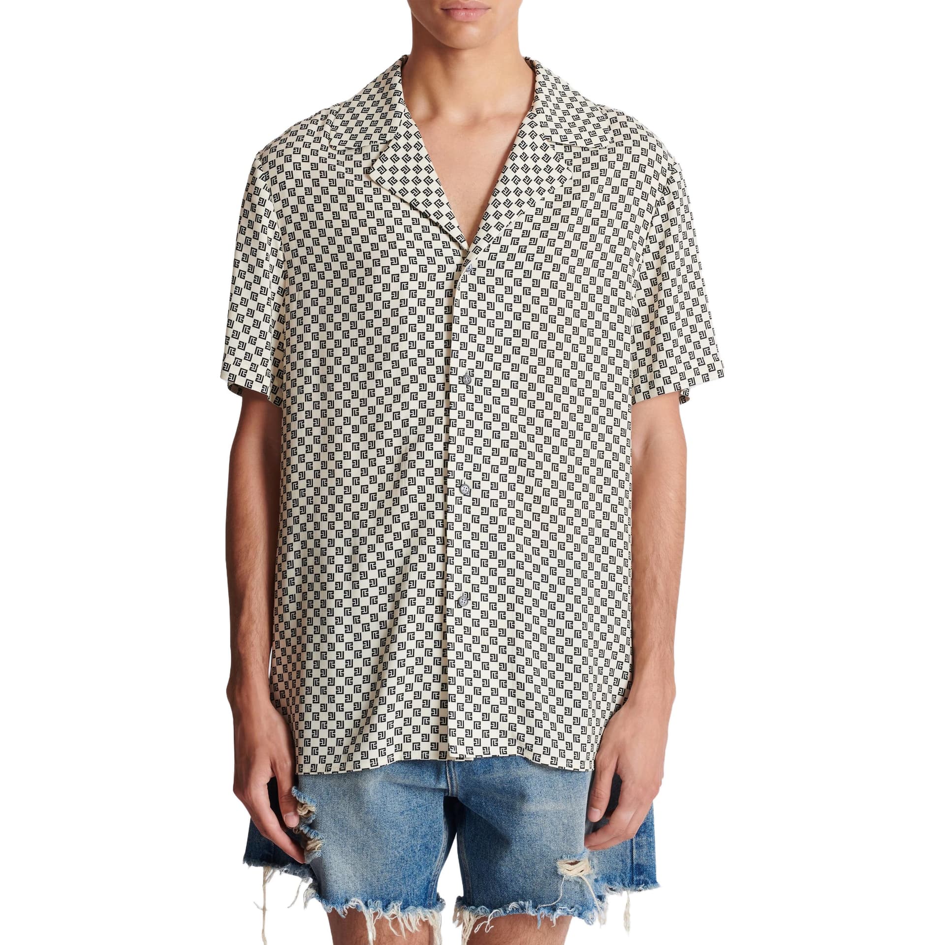 Рубашка BALMAIN Mini Monogram - изображение 5