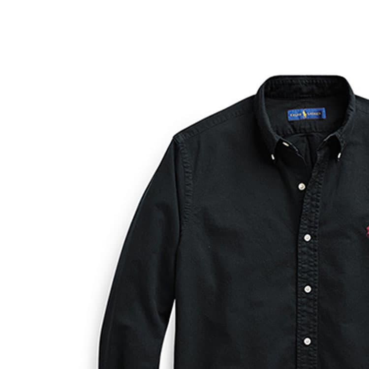 Рубашка Polo Ralph Lauren Oxford Shirt Black - изображение 7