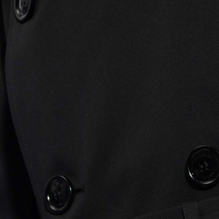 Пальто Burberry Double-Breasted Coat Black - изображение 5