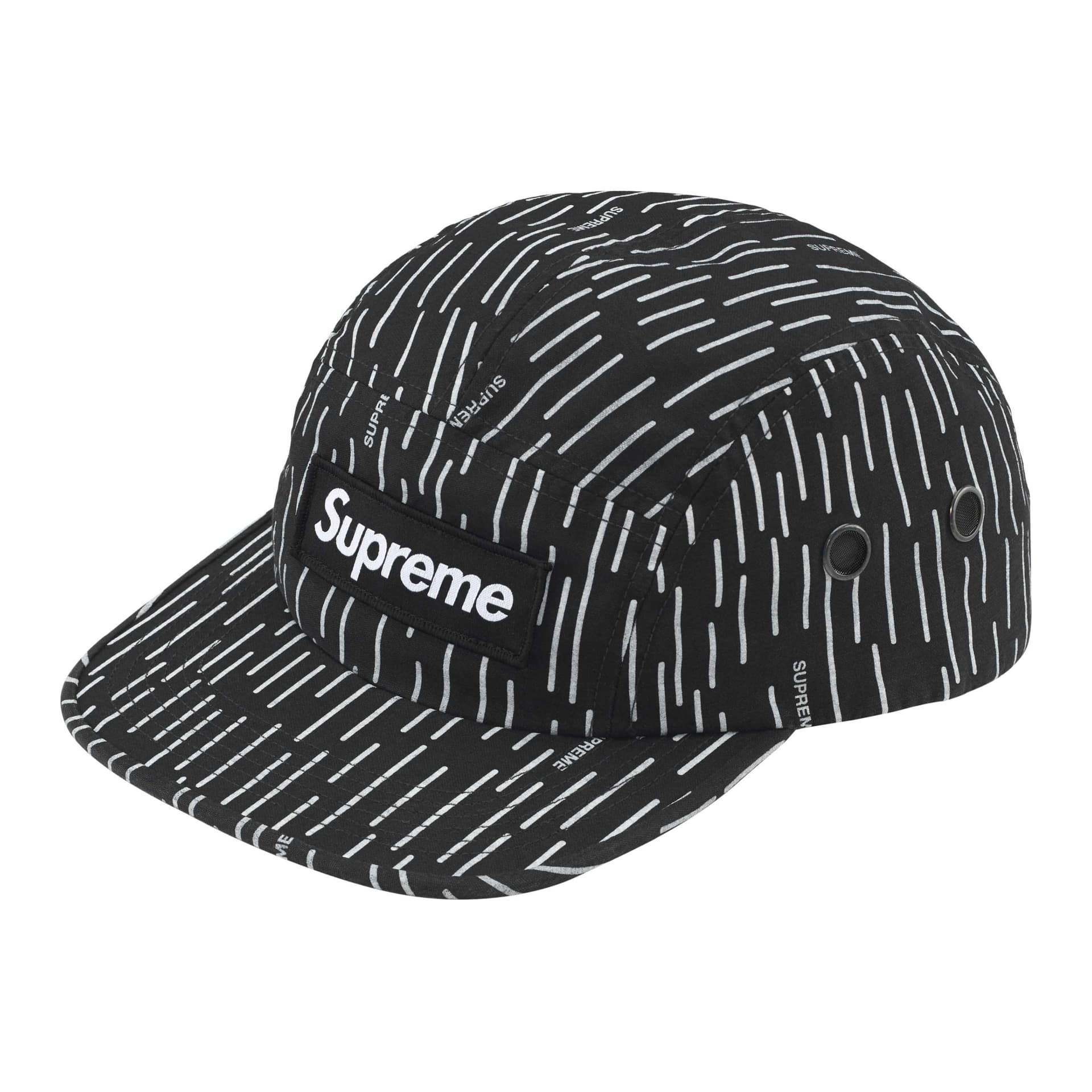 Кепка Supreme 100% хлопок Кепки Унисекс Черный Белый - изображение 1