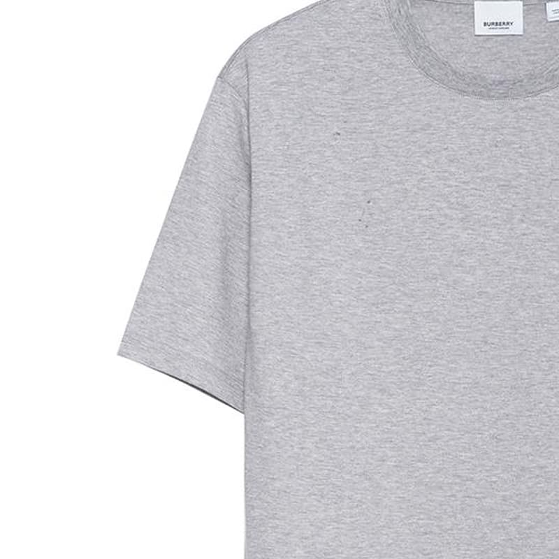 Футболка Burberry Equestrian Knight Logo Cotton T-Shirt Grey - изображение 7