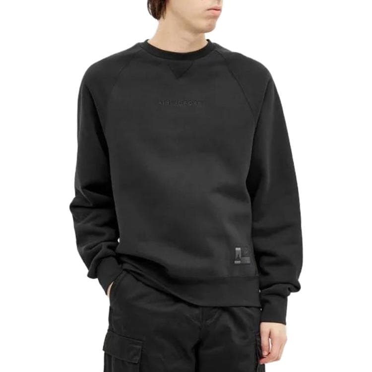 Кофта Jordan x Fragment Design Crewneck Sweatshirt Black - изображение 2