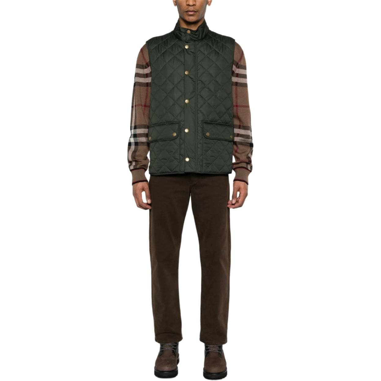 Жилет BARBOUR Зеленый Мужской Жилеты - изображение 2