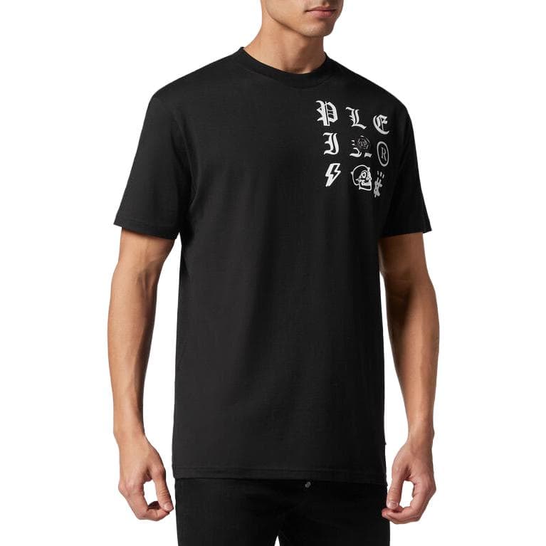 Футболка PHILIPP PLEIN T-Shirt Round Neck Ss Gothic Plein T - изображение 3