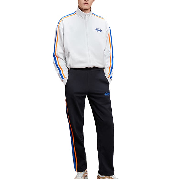 LiNing Sports Fashion Zip Hoodie Set Men Off-White - изображение 6