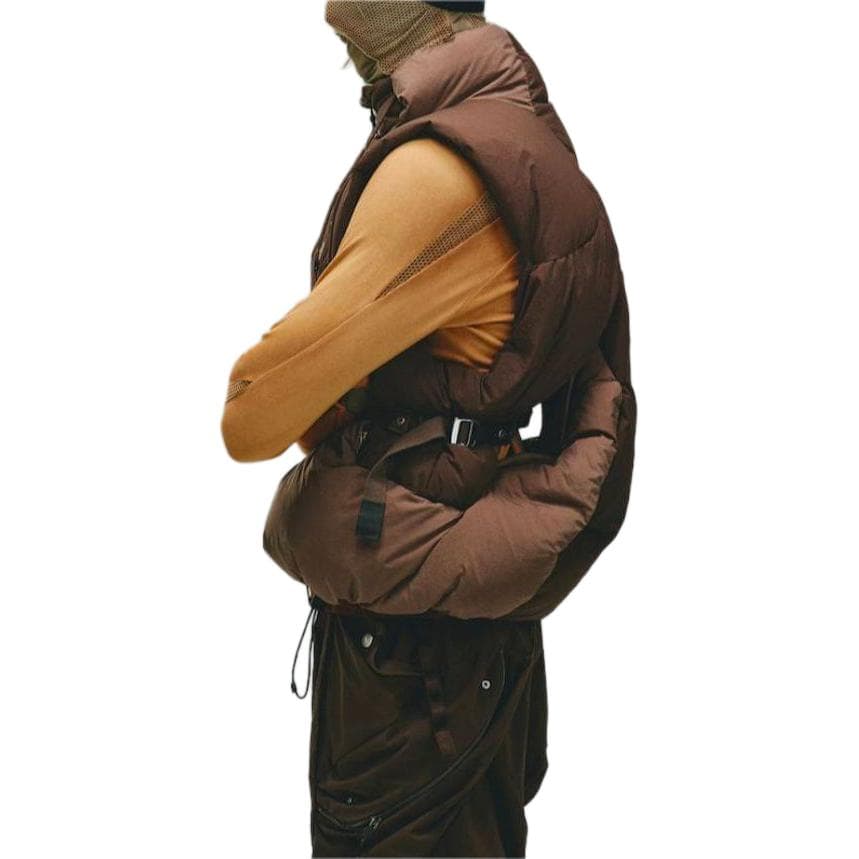 Куртка adidas Originals x HAMCUS FW23 Brown Quilted Vest - изображение 4