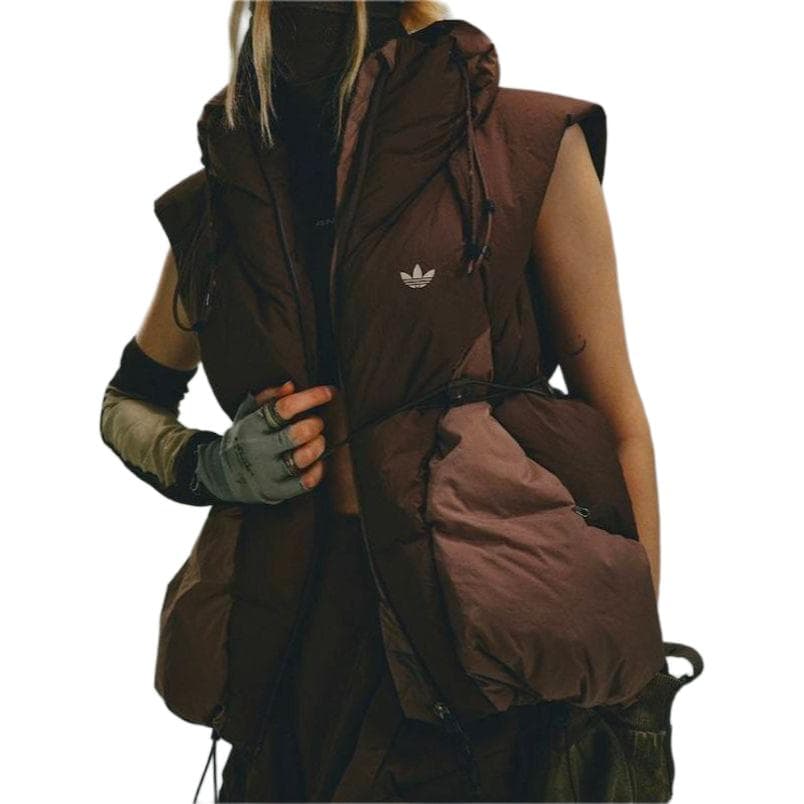 Куртка adidas Originals x HAMCUS FW23 Brown Quilted Vest - изображение 8