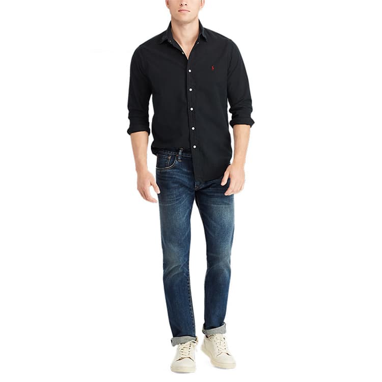Рубашка Polo Ralph Lauren Oxford Shirt Black - изображение 3