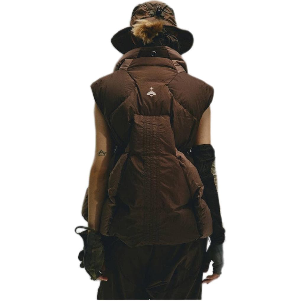 Куртка adidas Originals x HAMCUS FW23 Brown Quilted Vest - изображение 9