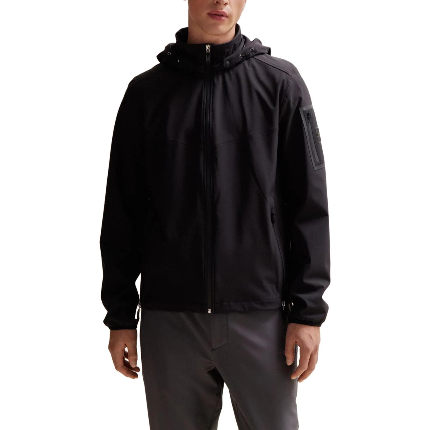 Куртка HUGO BOSS Water-Repellent Regular-Fit Jacket With Removable Hood - изображение 3