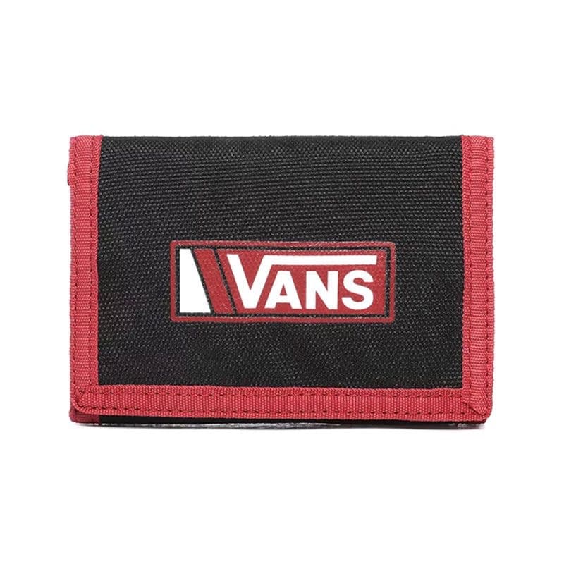 Кошелек Vans Хлопковый Кошелек Стандартный (Standard) Унисекс Черный Красный - изображение 1