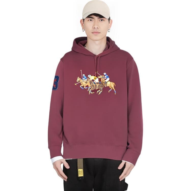 Худи Polo Ralph Lauren Hoodie Burgundy - изображение 7