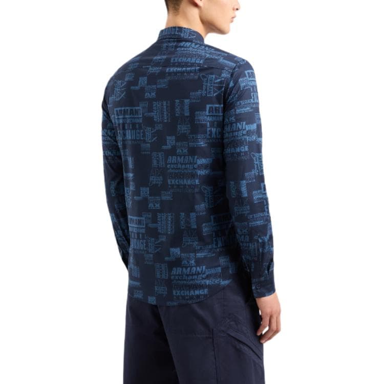 Рубашка ARMANI EXCHANGE SS24 Logo - изображение 3