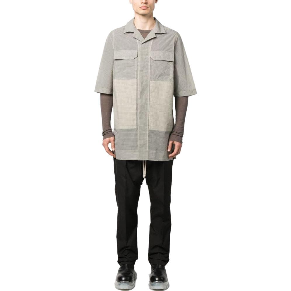 Рубашка Rick Owens Серый Мужской Рубашки - изображение 3